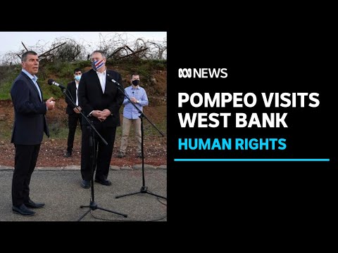 Pompeo makes unprecedented visit to Israeli West Bank settlement and the Golan Heights | ABC News