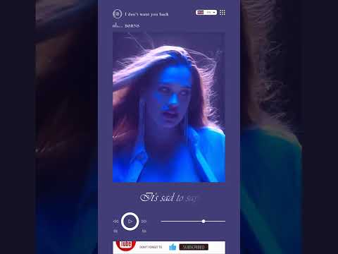 BØRNS - I Don&#039;t Want U Back #lyrics #music