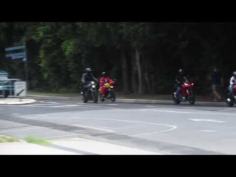 Motorcycle convoy