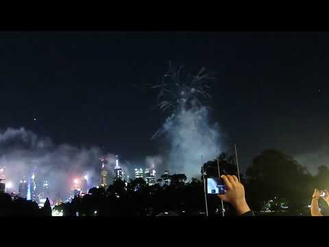 NYE Melbourne 2019, Shrine, Fireworks