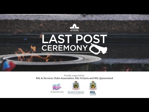 Last Post Ceremony: Eulogy of the Unknown Australian Soldier - 11 November